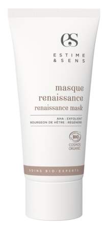 Masque Renaissance, Estime & Sens, 37,40€ les 50ml en instituts de beauté, spas, parfumeries et sur estime-et-sens.fr