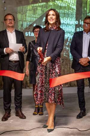 La princesse Mary de Danemark à l'inauguration du Henning Larsen Architect Firm NYC Office à New York le 24 septembre 2018