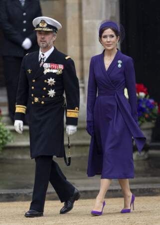 La princesse Mary de Danemark, Le prince Frederik de Danemark à la cérémonie de couronnement du roi d'Angleterre à Londres