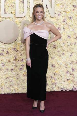 Reese Witherspoon sur le tapis rouge des Golden Globes 2024