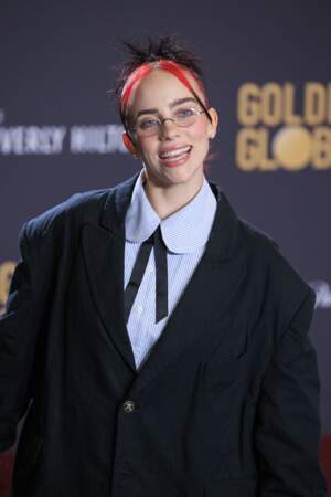 Billie Eilish sur le tapis rouge des Golden Globes 2024