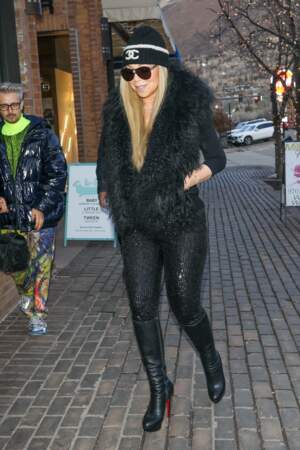 Mariah Carey fait du shopping à Aspen