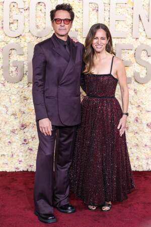 Robert Downey Jr. et son épouse Susan Downey à la 81ème cérémonie des Golden Globes au Beverly Hilton à Los Angeles