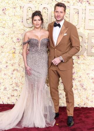 Sofia Pernas et Justin Hartley à la 81ème cérémonie des Golden Globes au Beverly Hilton à Los Angeles