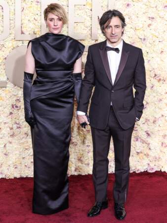 Greta Gerwig, Noah Baumbach à la 81ème cérémonie des Golden Globes au Beverly Hilton à Los Angeles