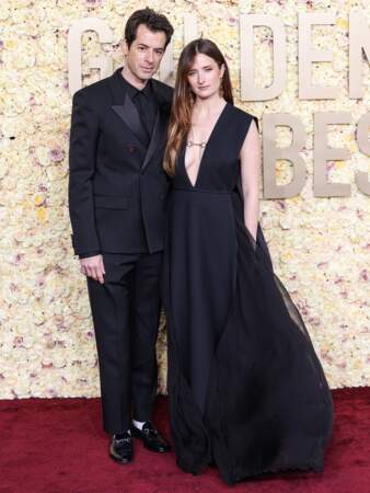 Mark Ronson et Grace Gummer à la 81ème cérémonie des Golden Globes au Beverly Hilton à Los Angeles