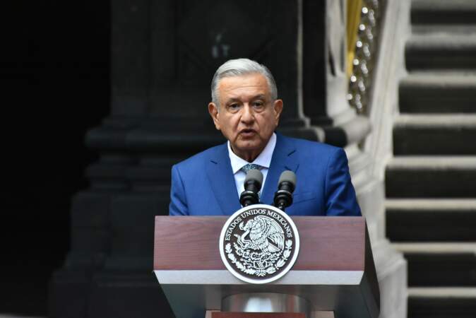 24- Le président du Mexique Andrés Manuel López Obrador. Son salaire mensuel brut est de 4 700 euros. 