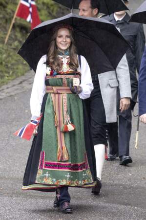 La princesse Ingrid Alexandra de Norvège sur le chemin vers le palais royal d’Oslo