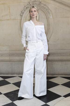 Elizabeth Debicki au défilé Haute Couture Printemps/Été 2024 de Dior à Paris, le lundi 22 janvier 2024
