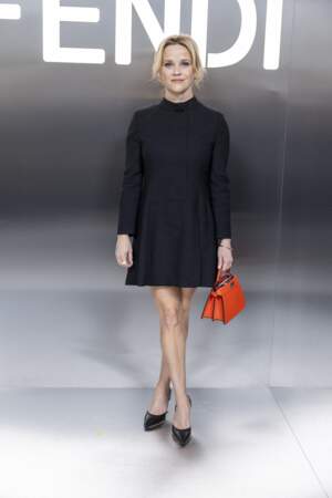 Reese Witherspoon au défilé Fendi Haute Couture Printemps/Été 2024 lors de la Fashion Week de Paris