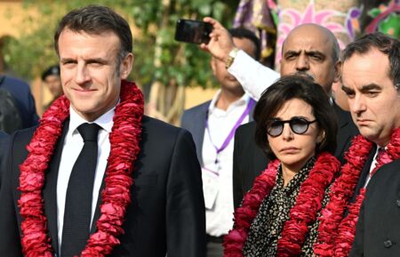 Emmanuel Macron , Rachida Dati et Sebastien Lecornu.