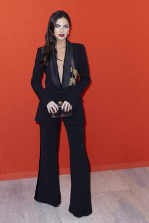 Kelly Piquet au défilé de mode Haute-Couture printemps-été 2024 Elie Saab lors de la fashion week de Paris