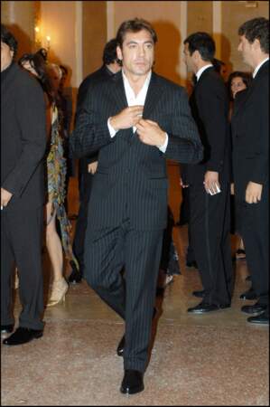 Javier Bardem, quelques mois après le tournage de "Mar Adentro", en 2004.