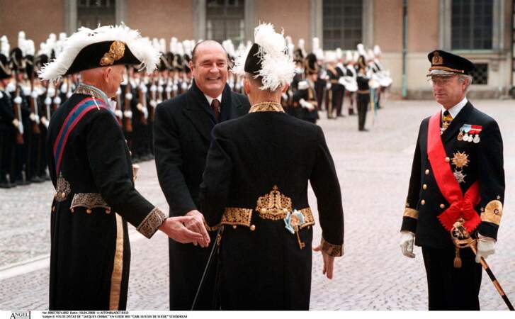 Le 10 avril 2000, c'est au tour du président Jacques Chirac, de bénéficier de cet honneur à Stockholm