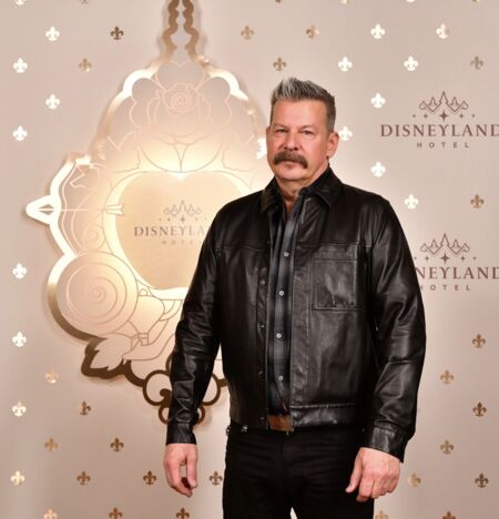 Andrew Fleming lors de la réouverture du Disneyland Hotel, samedi 3 février 2024