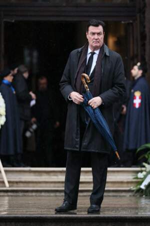 Daniel McVicar aux funérailles de Victor-Emmanuel de Savoie, à Turin, ce samedi 10 février.