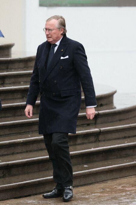Le prince Jean de Luxembourg aux funérailles du prince Victor-Emmanuel de Savoie, ce samedi 10 février, à Turin.