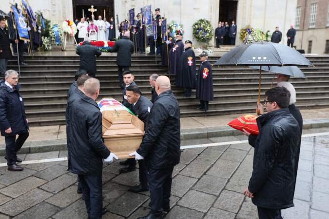 Les funérailles du prince Victor-Emmanuel de Savoie à Turin, en Italie, ce samedi 10 février. 