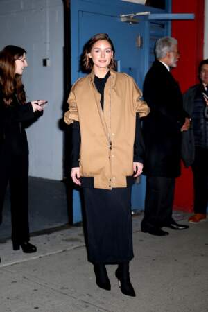 Olivia Palermo au défilé Khaite lors de la Fashion Week de New York