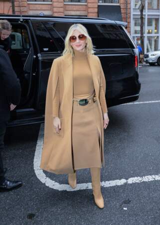 Mélanie Laurent au défilé Michael Kors Automne/Hiver 2024-2025 lors de la Fashion Week de New York 