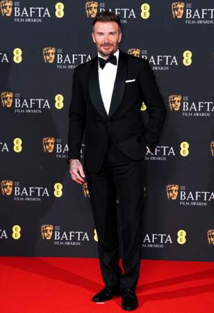 David Beckham aux BAFTA 2024 au Royal Festival Hall à Londres