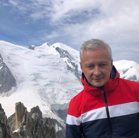 Bruno Le Maire au Mont Blanc en 2020