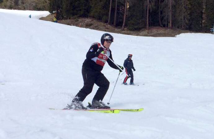  Albert II de Monaco au World Stars Ski Event à Alta Badia en Italie, en 2017