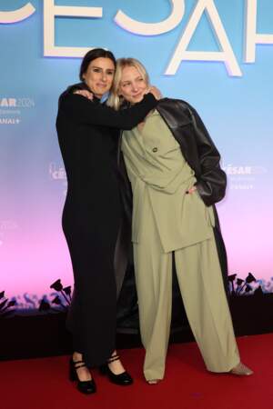Chloé Servel et Fanny Molins au photocall de la 49ème cérémonie des César à l’Olympia à Paris, le 23 février 2024 