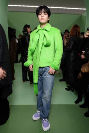 Seungmin au défilé Loewe le 1ᵉʳ mars 2024 lors de la Fashion Week de Paris