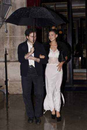 Le couple Brooklyn Beckham et Nicola Peltz sortent dîner le 2 mars 
