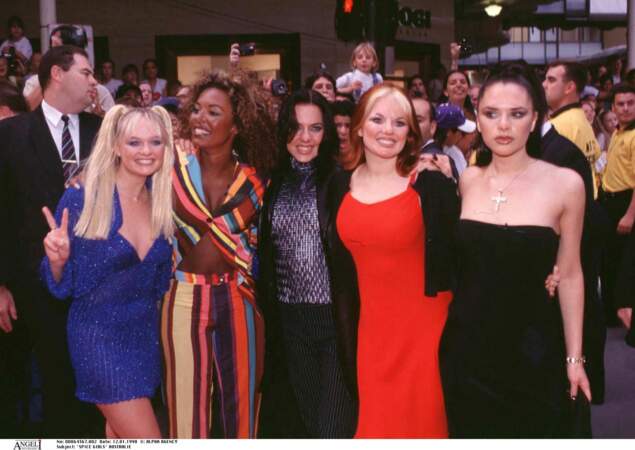 Les Spice Girls le 13 janvier 1998.