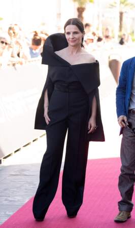 Juliette Binoche à la première du film "La Passion de Dodin Bouffant" lors du 71ème Festival International du Film de San Sebastian (SSIFF)