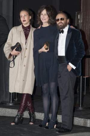 Valérie Lemercier et Mathias Kiss à la soirée des 95 ans de Vogue à Paris, le 3 octobre 2015