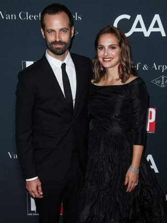 Natalie Portman et Benjamin Millepied à la soirée "Dance Project Gala" à Los Angeles, le 7 octobre 2017