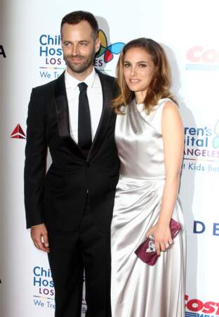 Natalie Portman et Benjamin Millepied au gala "Noche De Ninos", organisé par l'hôpital des enfants de Los Angeles, le 11 octobre 2014