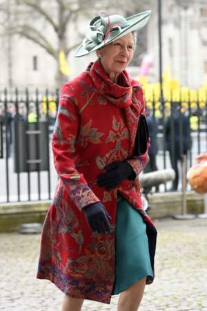 La princesse Anne lors du service de célébration de la Journée du Commonwealth à l'abbaye de Westminster de Londres, ce lundi 11 mars 2024