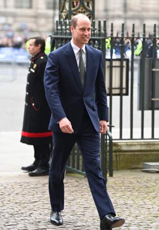 Le prince William lors du service de célébration de la Journée du Commonwealth à l'abbaye de Westminster de Londres, ce lundi 11 mars 2024