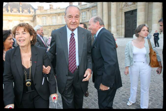 Michèle Barzach et Jacques Chirac en septembre 2008