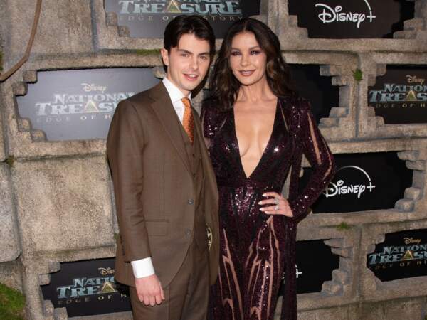 Catherine Zeta-Jones et son fils Dylan Michael Douglas