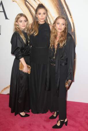 Elizabeth Olsen et les jumelles Mary-Kate et Ashley Olsen