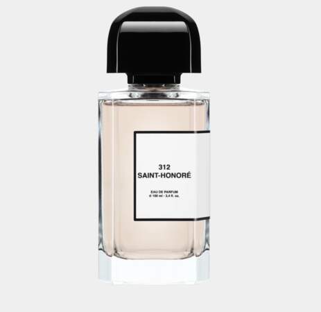 Eau de parfum 312 Saint-Honoré, BdK, 100 ml, 190 €, bdkparfums.com 