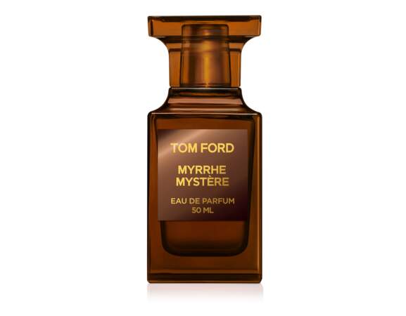 Myrrhe Mystère, Tom Ford, 250€ les 50ml disponible dans tous les comptoirs Tom Ford Beauty et dans une sélection de parfumeries Sephora