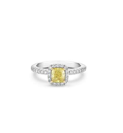Solitaire De Beers diamant jaune, De Beers, 7800€