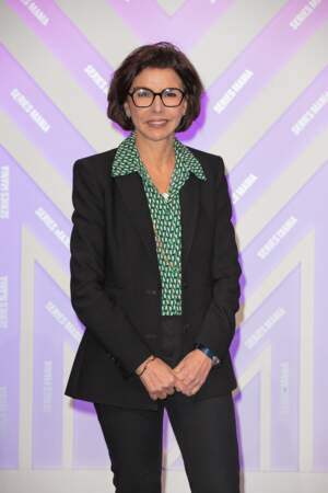 La ministre de la Culture, Rachida Dati, lors du photocall de la cérémonie d'ouverture Serie Mania Festival international à Lille, le 15 mars 2024