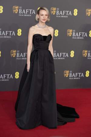 Carey Mulligan sur le photocall des Bafta Film awards à Londres