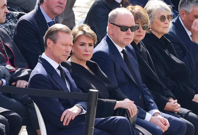 Henri de Luxembourg, Maria Teresa de Luxembourg et le prince Albert II de Monaco étaient présents à la cérémonie 