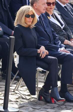 Brigitte Macron était présente à l'hommage national de Philippe de Gaulle 