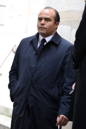 Saïd Kasmi-Mitterrand, le fils de Frédéric Mitterrand, aux obsèques de Frédéric Mitterrand, en l'Église Saint-Thomas-d’Aquin, dans le 7ème arrondissement de Paris, le mardi 26 mars 2024.