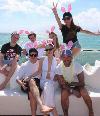 La famille Beckham fête Pâques 