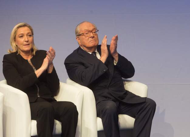 Jean-Marie Le Pen et fille Marine